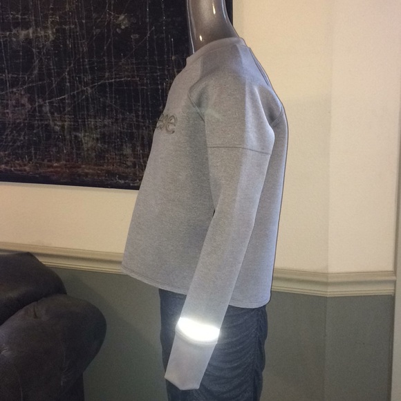 Bebe Sport Midriff Peek Logo Sweatshirt - Picture 3 of 8